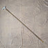 1902 British Antique Ladies Cane Cane Sterling Silver Derby Handle 82cm